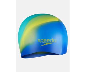 SPEEDO MULTICOLOUR MOULDED SILICONE SWIMMING CAP TEAL AQUA BLUE SWIMCAP