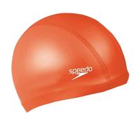Speedo Pace Cap - Nylon Coated Swimming Hat - Orange