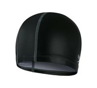 Speedo Unisex-Adult Plain Moulded Silicone Swimming Cap | Swim Essentials | Hair Protection, Black, One Size