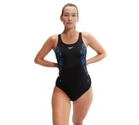 Speedo Placement Muscleback Swimsuit - Navy/Blue - UK Size 32