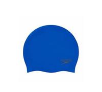 Speedo - Swim Cap - Plain Moulded Silicone - Adult - Royal Blue - One Size