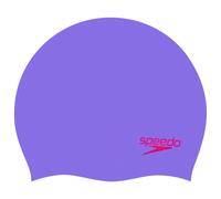 Speedo - Plain Moulded Silicone Cap Junior - Swim cap purple/red