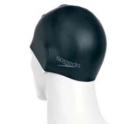 Adult Plain Moulded Silicone Cap Black - One Size Black One Size