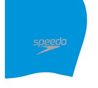 Adult Plain Moulded Silicone Cap Blue - One Size Blue/Silver One Size
