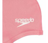 Speedo Junior Polyester Swimming Cap | Kids Swim, Pink, One Size