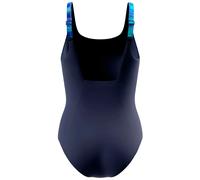 Speedo - Women's Print Contour Eclipse One Piece - Swimsuit size 16, blue