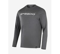 Speedo Printed Long Sleeve Rash Guard Grey M Men