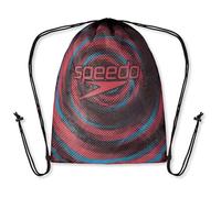 Speedo Printed Mesh Bags - Black/Picton Blue/Siren Red