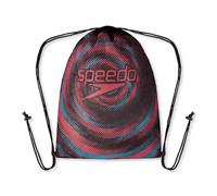 Speedo Printed Mesh Bags - Black/Picton Blue/Siren Red