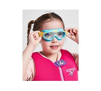 Speedo Infant Unisex Biofuse Sea Squad Mask Swimming Goggles Swim Masks, Azure Blue/Fluo Grn, One Size