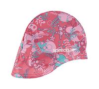 Speedo Sea Squad Polyester Cap Junior Swimming Hats, Unisex Kids, unisex_child, 8-07997B915, Pink, one size