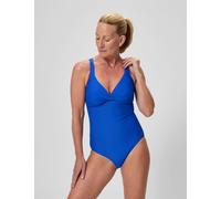 Speedo Shaping Cross Knot Swimsuit Blue
