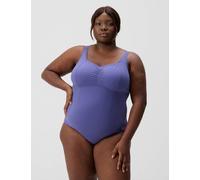 Speedo Shaping Plus Size AquaNite 1 Piece Swimsuit Blue