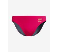 Speedo Solid Brief Swimming Briefs Pink Yellow - 30
