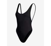 Speedo Solid Convertible One Piece Swimsuit Black Women - XS
