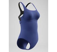 Speedo Solid Flex Band Swimsuit Blue