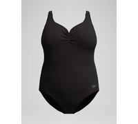 Speedo Speedo Plus Size Solid Aquanite One Piece Black