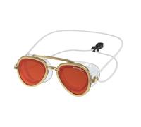 SPEEDO SUNNY G SWIMMING GOGGLES ANTIFOG SWIM SUNGLASSES HYBRID SILVER OR GOLD