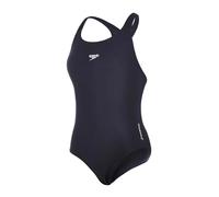 Speedo Girl's Endurance+ Medalist Swimsuit | Chlorine Resistance | Comfort Fit | SwiMing LeSons | Swim Holiday, True Navy, 7-87-8