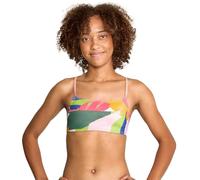 Speedo Women's Swimsuit Top Bikini Endurance Strappy Back Demi, Block Tropics, S