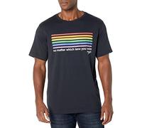 Speedo T-Shirt Short Sleeve Crew Neck Pride Graphic, Black 2021, Large