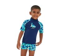 Speedo Tots Boys Printed Sun Protection Set - Blue - Age 9-12 Months