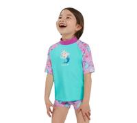 Speedo Tots Girls Printed Sun Protection Set - Green/Pink - Age 9-12 Months
