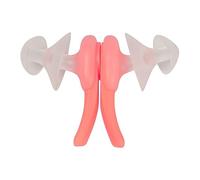 Speedo Unisex-Adult Biofuse Earplugs | Ergonomic Design | Ear Protections | Leak Free, Clear/Fluro Tangerine, One Size