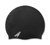 Speedo Unisex-Adult Bubble Active+ Swimming Cap | Textured Design Training Aids