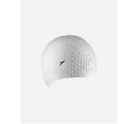 Speedo Unisex Adult Bubble Swim Cap - White
