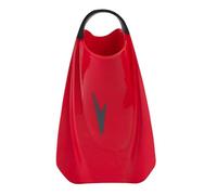 Speedo Unisex Fury Training Fin for Swimming | Training, Lava Red/Chill Blue/Grey, 3-4 UK