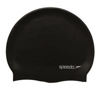 Speedo Unisex Adult Plain Flat Silicone Swimming Cap Swimming Cap One Size Black