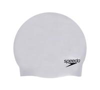 Speedo Unisex Plain Moulded Silicone Swimming Cap | Swim Essentials | Hair Protection
