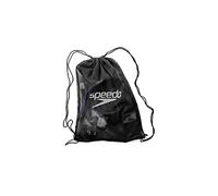 Speedo Unisex-Adult Pool Mesh Bag | Kit Bag | Swim Bag, Black, One Size