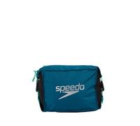 Speedo Unisex Pool Side Bag | Poolside | Gym, Nordic Teal/Black/Green Glow, One Size