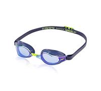 Speedo Unisex-Adult Swim Goggles Speed Socket 2.0, Peacoat/Smoke/Blue Mirrored
