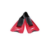 Speedo unisex adult Swim Training Switchblade Fin, Black/Red, XXXS - Youth Shoe Size 1-1.5 US