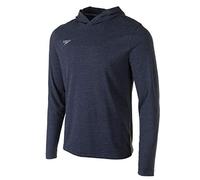 Speedo unisex-adult T-Shirt Long Sleeve Hoodie Pull Over Team Warm Up,Speedo Navy,X-Large