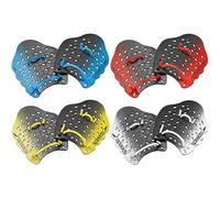 Speedo unisex adult Training Power Plus swimming hand paddles, White, X-Large US