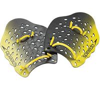 Speedo unisex adult Training Power Plus swimming hand paddles, Yellow, Large US