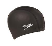 Speedo Unisex Ultra Pace SwiMing Cap, 3 Panel Design, Black, One Size