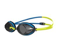 Speedo Unisex Vengeance SwiMing Goggles | Competitive | Racing | Training | Anti-fog | Anti-leak, Atomic Lime/Pool Blue/Smoke, One Size