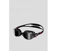 Speedo Unisex Biofuse 2.0 SwiMing Goggles | Patented Easy Adjustment | Anti-fog | Anti-leak | Enhanced Fit | Improved Comfort, Black/Chrome, One Size