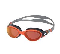 Swimming Goggles With Mirror Lenses - Speedo Biofuse 2.0 Black Orange
