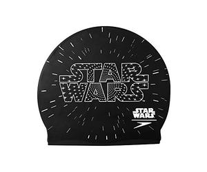 Speedo Unisex Child Star War's Logo Kid's Cap - Black/White, One Size