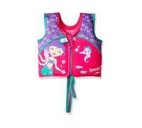Speedo Unisex-Child Swim Flotation Classic Life Vest Begin to Swim UPF 50 Purple Printed, Medium