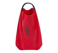 Speedo Unisex Fury Training Fin for SwiMing | Training, Lava Red/ChiL Blue/Gry, 5-65-6