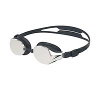 Speedo Unisex Hydropure Swimming Goggles, Black/Chrome, One Size