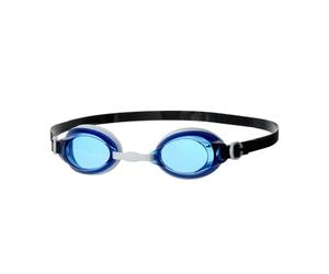 Speedo Unisex Jet V2 Swimming Goggles, Anti-Fog, Jade/Silver/Clear, One Size