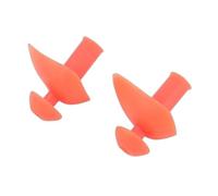 Speedo Unisex Kids Ergo Swiming Earplugs | Ergonomic Design | Reusable Case, Dragonfire Orange, One Size